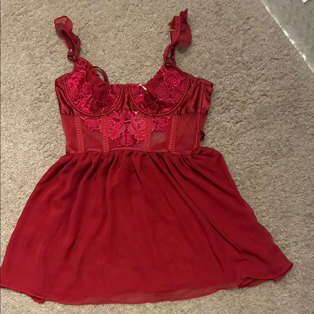 For Love And Lemons Scarlet Lace Camisole